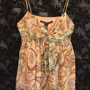 Dressy Spaghetti strapped shirt